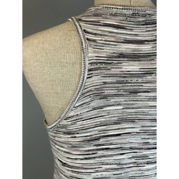 Splendid Space Dye Racer Back Knit Maxi Dress in Natural Multi Size M - Picture 5 of 6